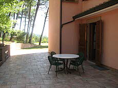 Italien, Toskana Meeresnhe, Riparbella, San Pecoraio, Die Villa